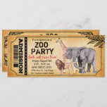 Any Age - Zoo Jungle Party Birthday Invitation at Zazzle