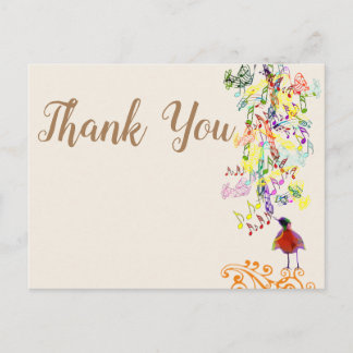 Any Background Color A Little Birdie Told Me So Postcard
