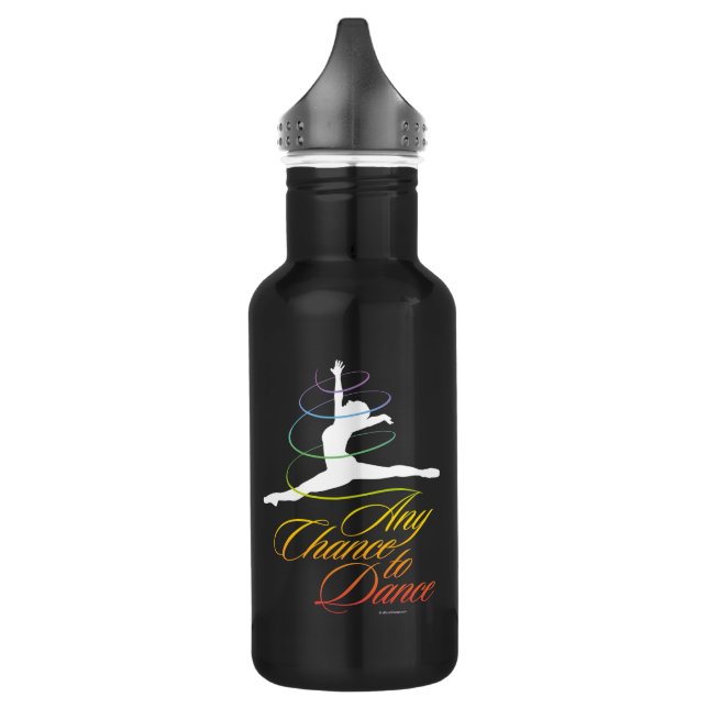 Any Chance To Dance Water Bottle (Left)