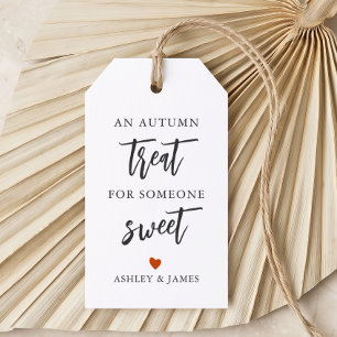 Any Color An Autumn Treat for Someone Sweet Gift Tags