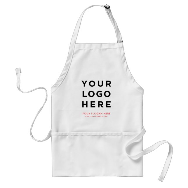 Any Color Apron Uniform Business Logo Promotional (Front)
