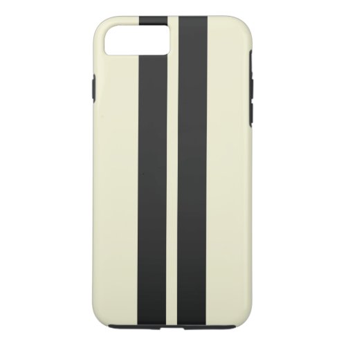 Any Color Background  Black Car Racing Stripes iPhone 8 Plus7 Plus Case