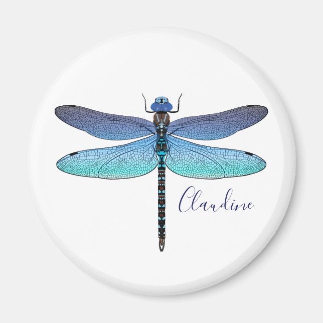 Any Color Background Dragonfly Magnet (Front)