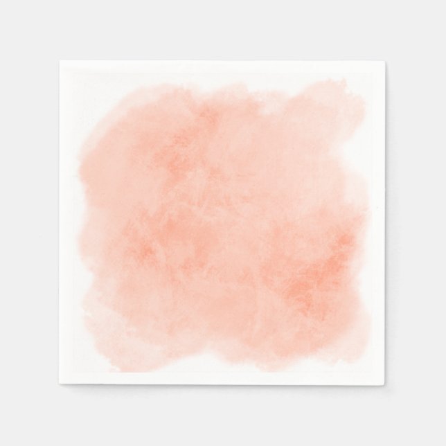Any Color Background Watercolor Texture Paper Napkins (Front)