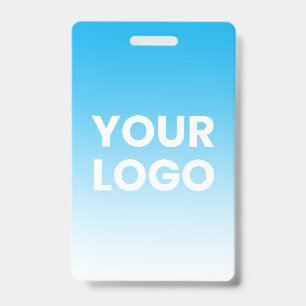 Any Color Background   White Gradient & Your Logo Badge
