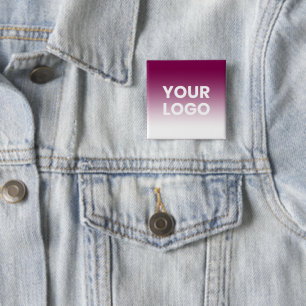 Any Color Background White Gradient & Your Logo Button