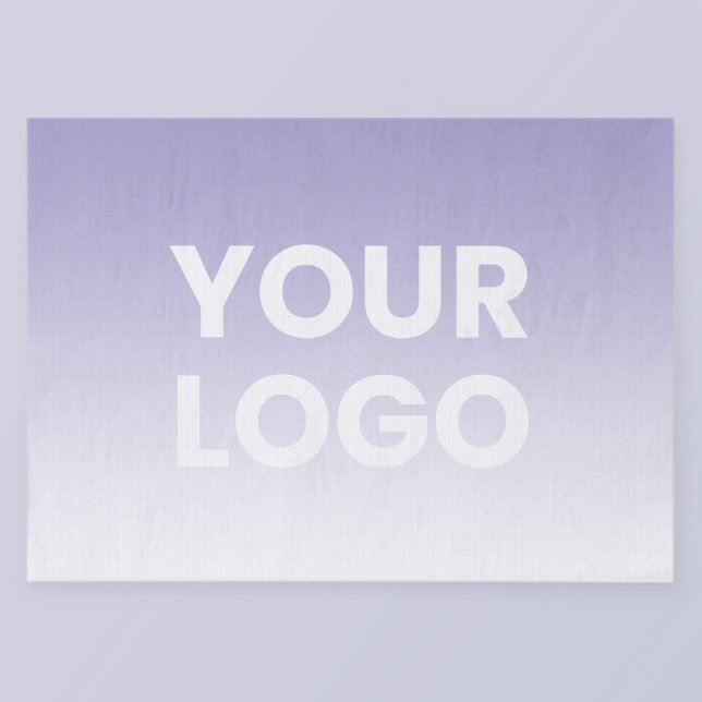 Any Color Background | White Gradient & Your Logo Tissue Paper (Creator Uploaded)