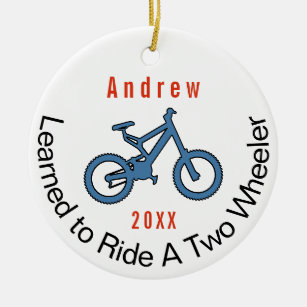 i learned to ride on a bicycle