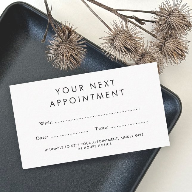 Any color custom logo appointment cards (Creator Uploaded)
