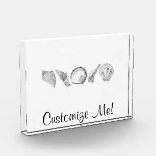 Any Color Customizable Seashells Award
