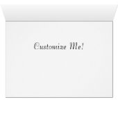 Any Color Customizable Seashells Cards (Inside Horizontal (Bottom))