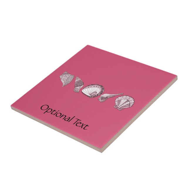 Any Color Customizable Seashells Tile (Side)