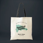Any Color Dominican Republic Wedding Welcome Bag, Tote Bag<br><div class="desc">Wedding weekend welcome gift bag for out of town guests to your wedding, featuring image of Dominican Republic. You may edit the colors for any part of this design, as well as move the heart to the location of your wedding. To change colors, click personalize and then "edit using the...</div>