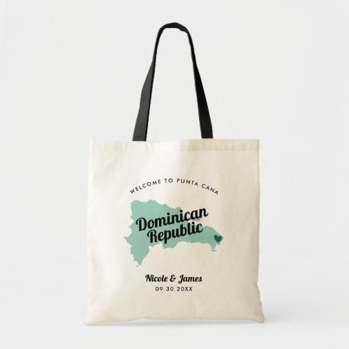 Any Color Dominican Republic Wedding Welcome Bag Tote Bag