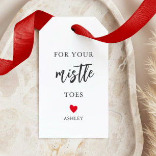Any Color For Your Mistle Toes Pedicure Nail Kit Gift Tags