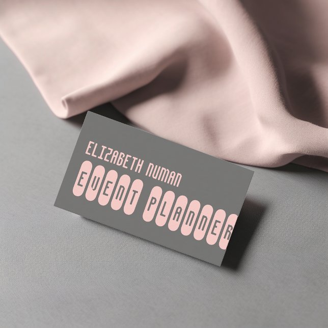 ANY COLOR Fun Typography Business Card (Creator Uploaded)