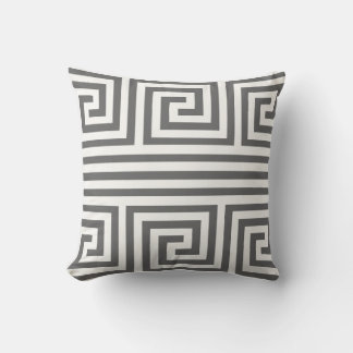 Any Color Greek Key Pattern Design Pillow