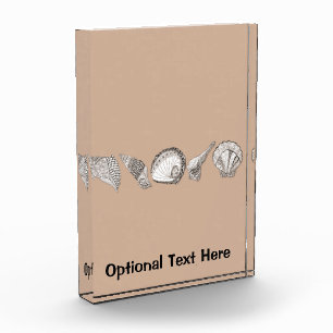 Any Color Hand Drawn Seashell Collection Award