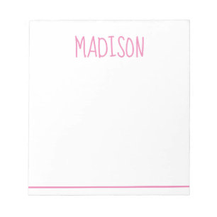Any Color - Handwritten Name Personalized Notepad