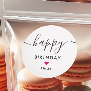 Any Color Happy Birthday Gift Tags, Birthday Tag