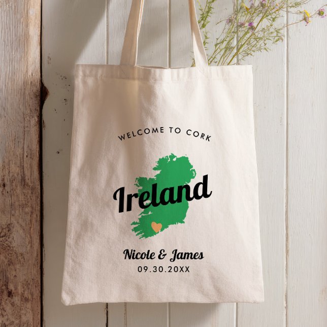 Any Color Ireland Wedding Welcome Bag, Irish Tote Bag (Creator Uploaded)