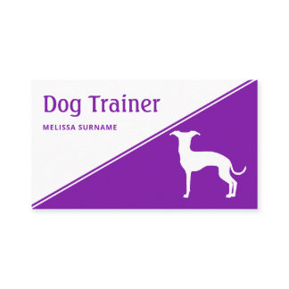 Any Color Italian Greyhound - Dog Trainer Business Card