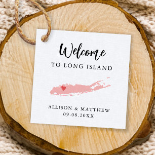 Any Color Long Island Wedding Welcome Bag Favor Tags