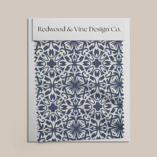 Any Color Mediterranean Spanish Tile Pattern Fabric