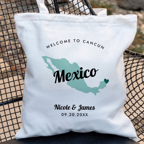 Any Color Mexico Destination Wedding Welcome Bag Tote Bag