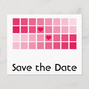 Any Color Modern Typography Save the Date Flyer