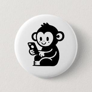 Any Color Monkey Phone Button