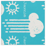 Any Color My Sunshine Rain Cloud Personalized Fabric