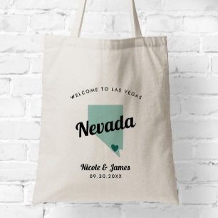 Any Color Nevada Destination Wedding Welcome Bag, Tote Bag