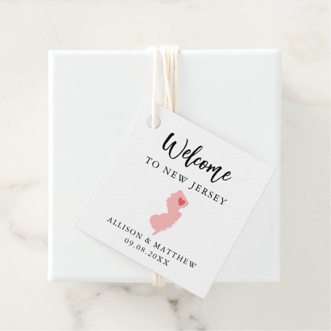 Jersey Favor Tags 