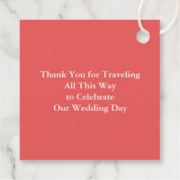 New York Wedding Welcome Bag Tags, Map Gift Tags
