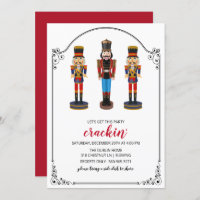 ANY COLOR - Nutcracker Holiday Invitation