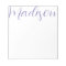 Any Color - Personalized Script Name Notepad