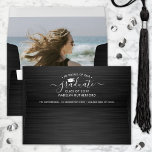 Any Color • Photo Lined Return Address Graduation Envelope<br><div class="desc">Add an elegant touch to graduation announcements and invitations with stylish custom photo-lined return address envelopes. All wording on this template is simple to customize and the picture is easy to remove using the Zazzle design tool. For a different envelope color, simply select the desired color from the options menu...</div>
