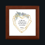 ANY COLOR Poem Wedding Ring 2 Gift Box<br><div class="desc">"Go,  little ring,  to that same sweet who hath my heart in her domain." This beautiful ring box features the romantic quote from Chaucer.</div>
