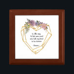 ANY COLOR Poem Wedding Ring 3 Gift Box<br><div class="desc">"Go,  little ring,  to that same sweet who hath my heart in her domain." This beautiful ring box features the romantic quote from Chaucer.</div>