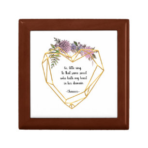 ANY COLOR Poem Wedding Ring 3 Gift Box