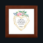 ANY COLOR Poem Wedding Ring Gift Box<br><div class="desc">"Go,  little ring,  to that same sweet who hath my heart in her domain." This beautiful ring box features the romantic quote from Chaucer.</div>