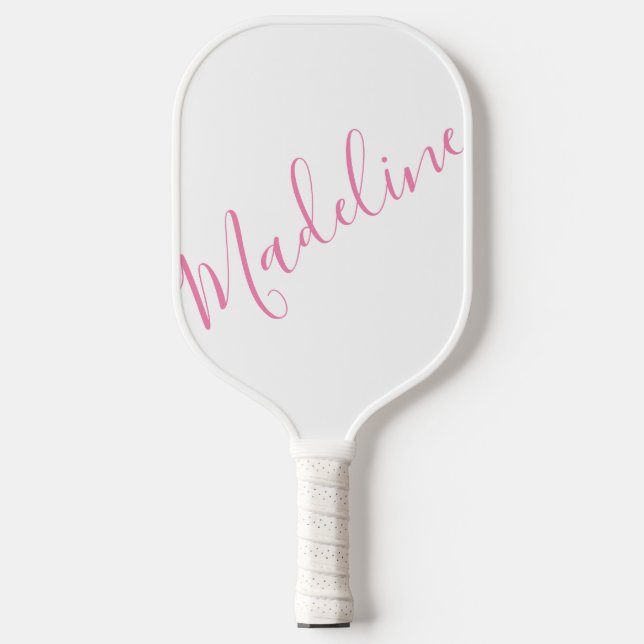 Any Color - Script Nam Pickleball Paddle (Front)