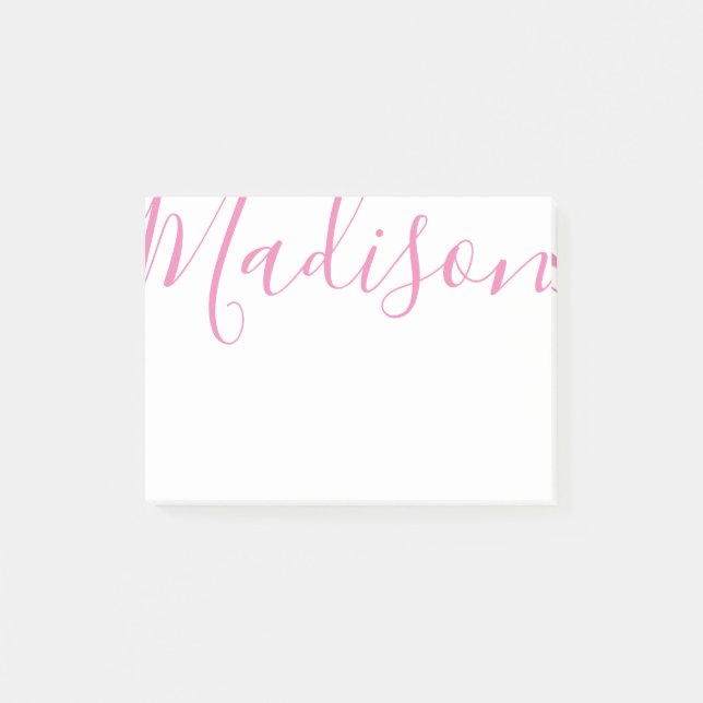 Any Color - Script Name Notepad (Front)