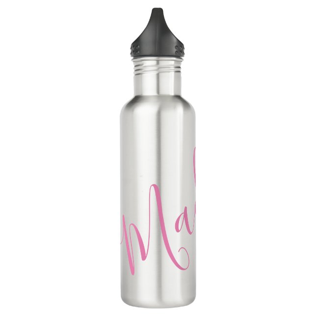 Any Color - Script Name Water Bottle (Left)