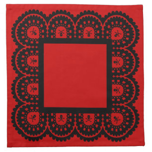 ANY COLOR! Skull Lace Napkin