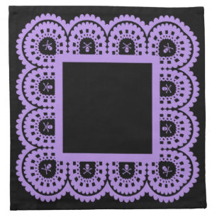 ANY COLOR! Skull Lace Napkin