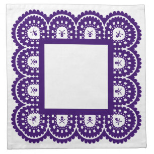 ANY COLOR! Skull Lace Napkin