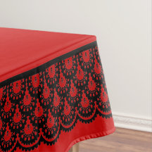 Any Color Skull Lace Tablecloth