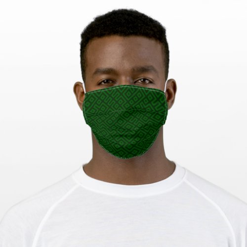 Any Color Subtle Unisex Geometric Pattern Solid Adult Cloth Face Mask